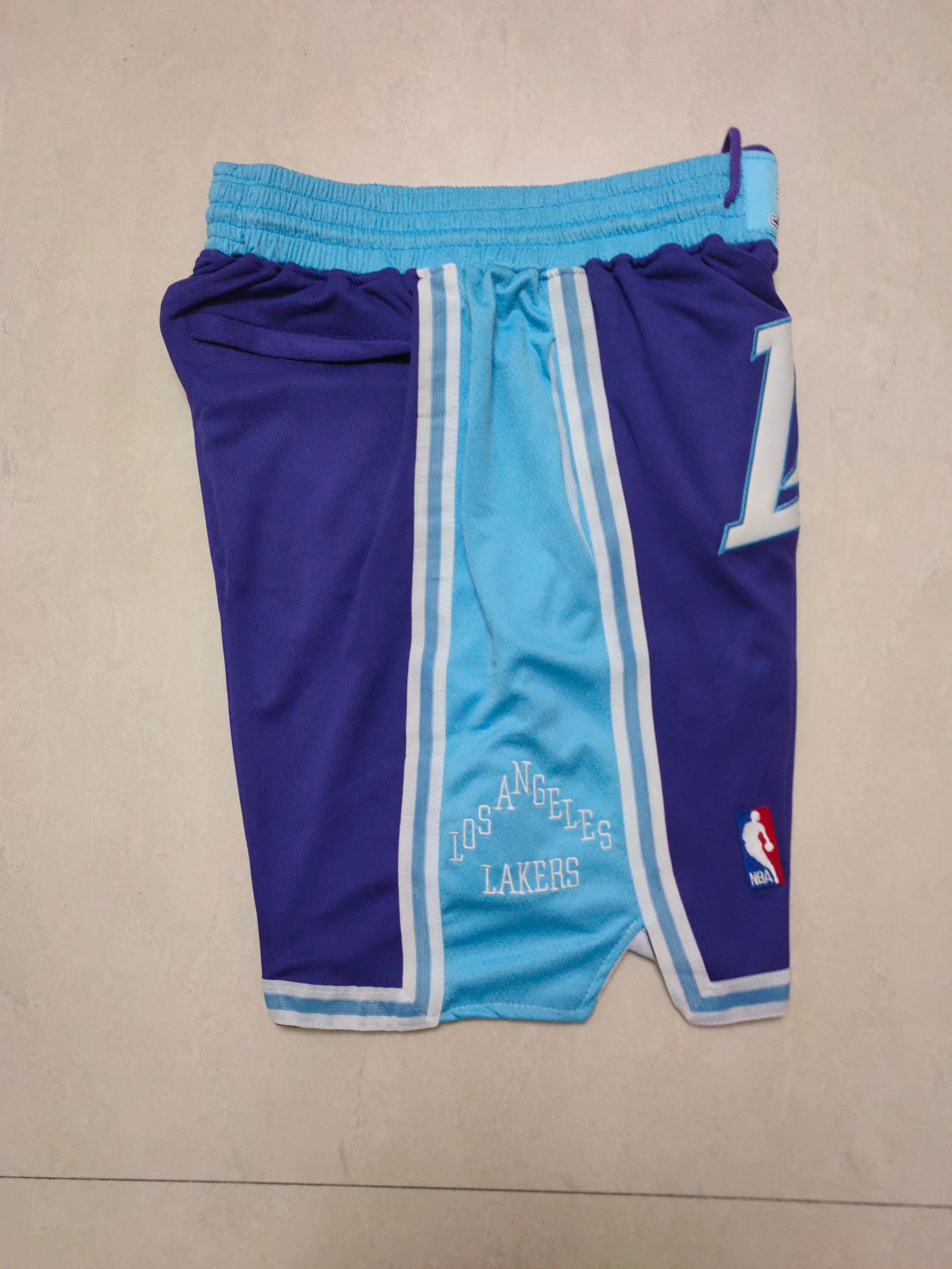 Los Angeles Lakers new purple city version pocket pants