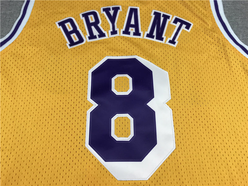 Kobe Bryant #8 Los Angeles Lakers 1996-97 Throwback Embroidered Jersey