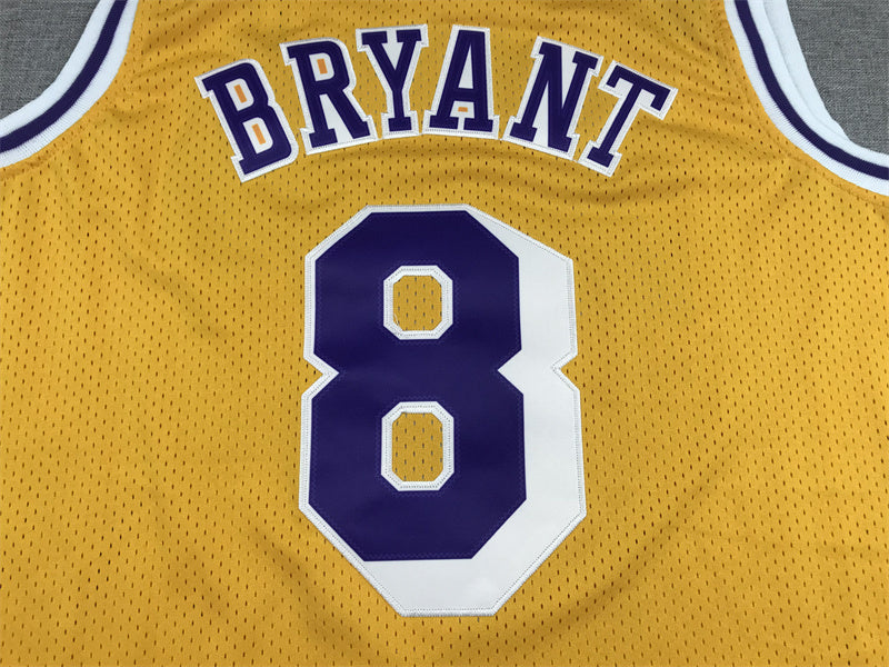 Kobe Bryant #8 Los Angeles Lakers Throwback Embroidered Jersey