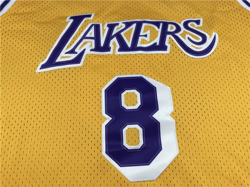 Kobe Bryant #8 Los Angeles Lakers 1996-97 Throwback Embroidered Jersey