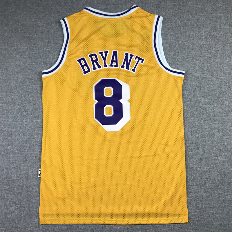 Kobe Bryant #8 Los Angeles Lakers Throwback Embroidered Jersey
