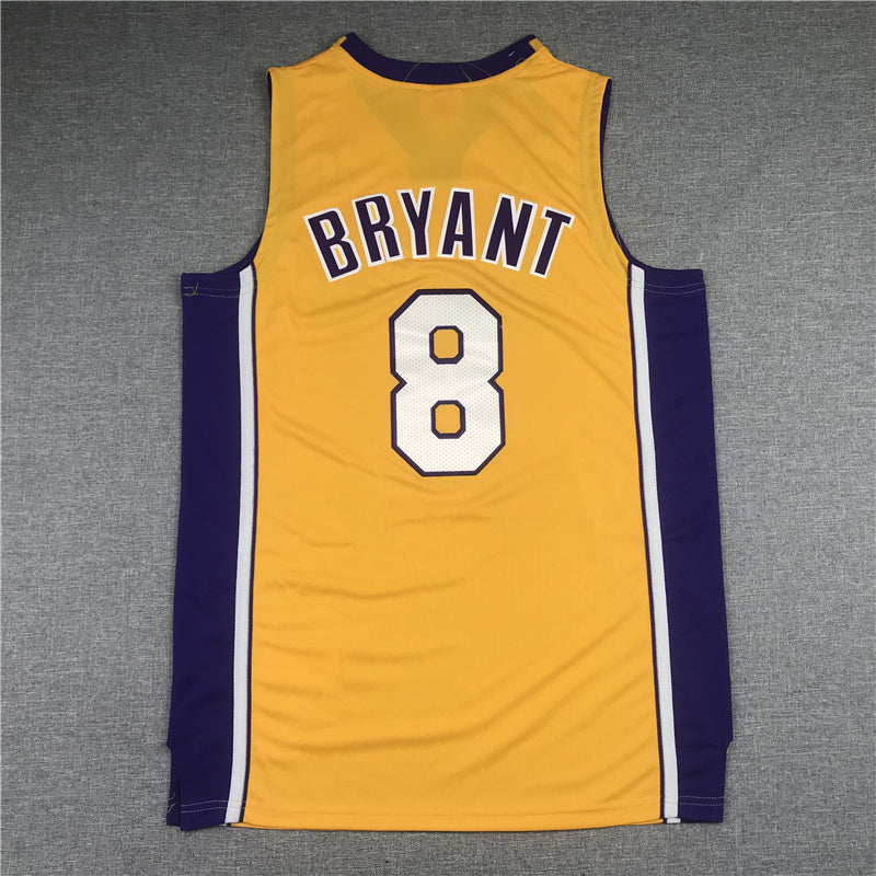 Kobe Bryant #8 Los Angeles Lakers 2000-01 Finals Throwback Jersey — Embroidered