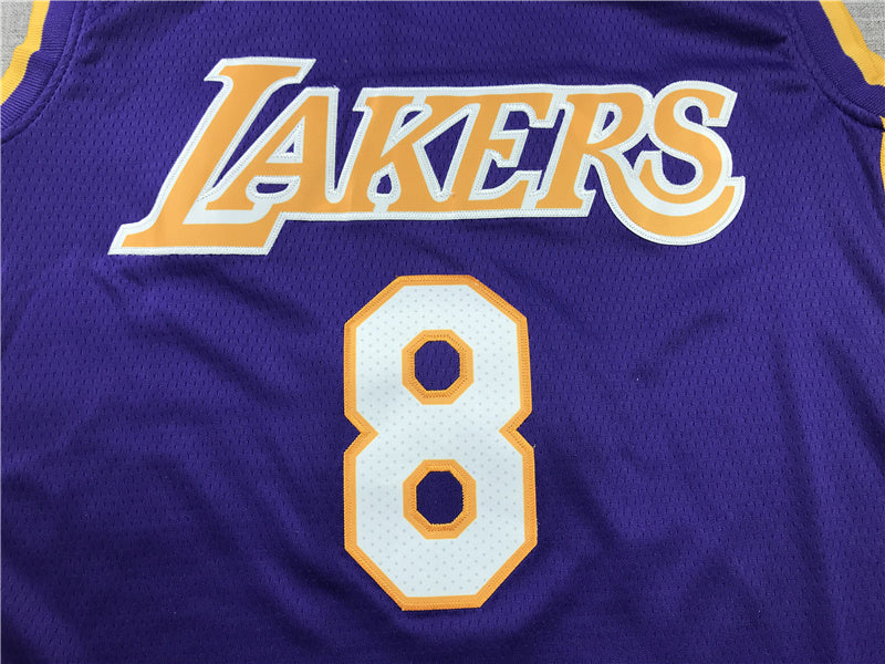Kobe Bryant #8 Los Angeles Lakers Retirement Edition - Embroidered Jersey