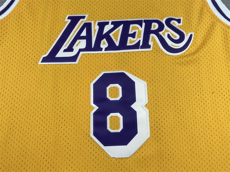 Kobe Bryant #8 Los Angeles Lakers Throwback Embroidered Jersey