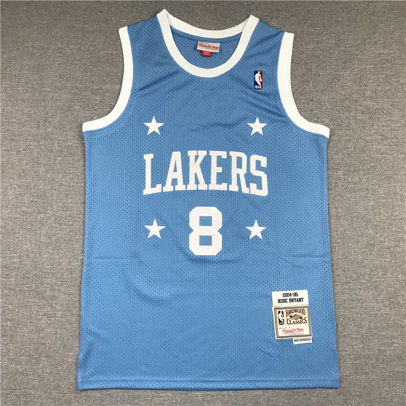 Kobe Bryant #8 Los Angeles Lakers 2004-05 Throwback Jersey — Embroidered