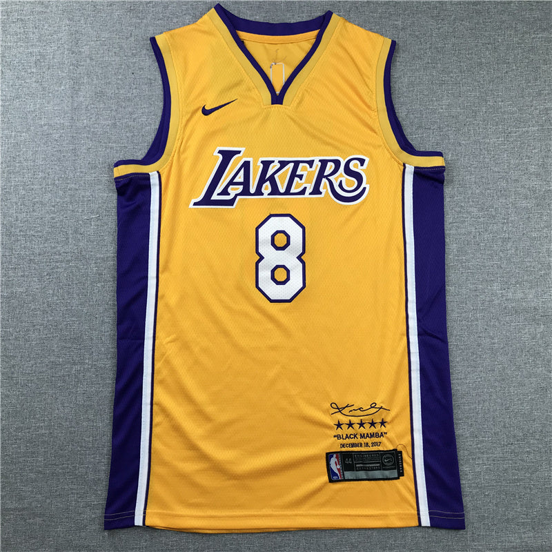 Kobe Bryant #8 Los Angeles Lakers "Retirement Edition" Embroidered Jersey