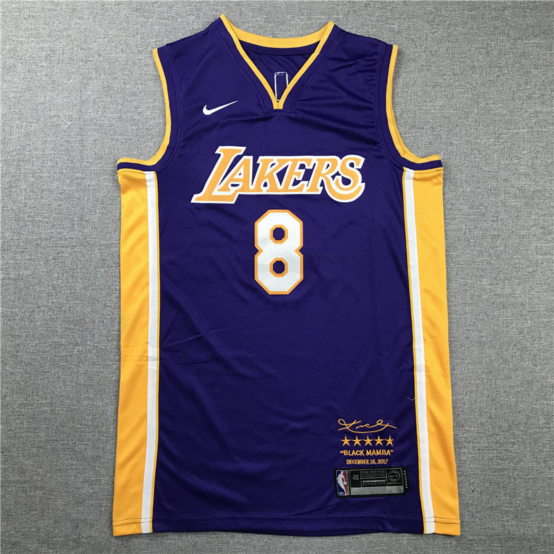 Kobe Bryant #8 Los Angeles Lakers Retirement Edition - Embroidered Jersey