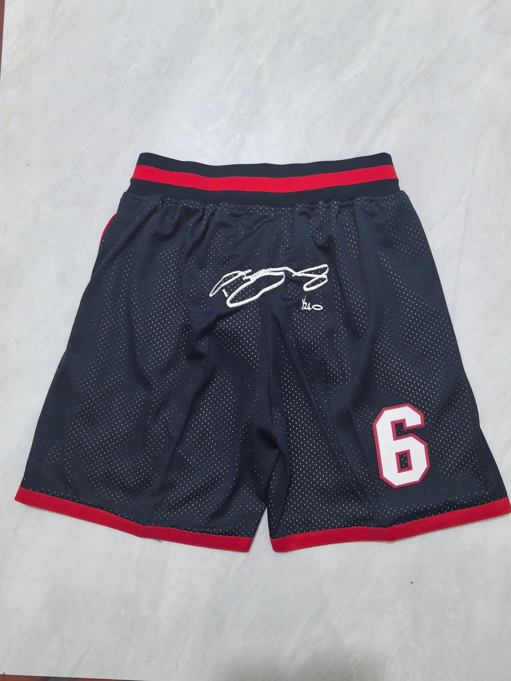 Miami Heat Black Retro Pocket Shorts