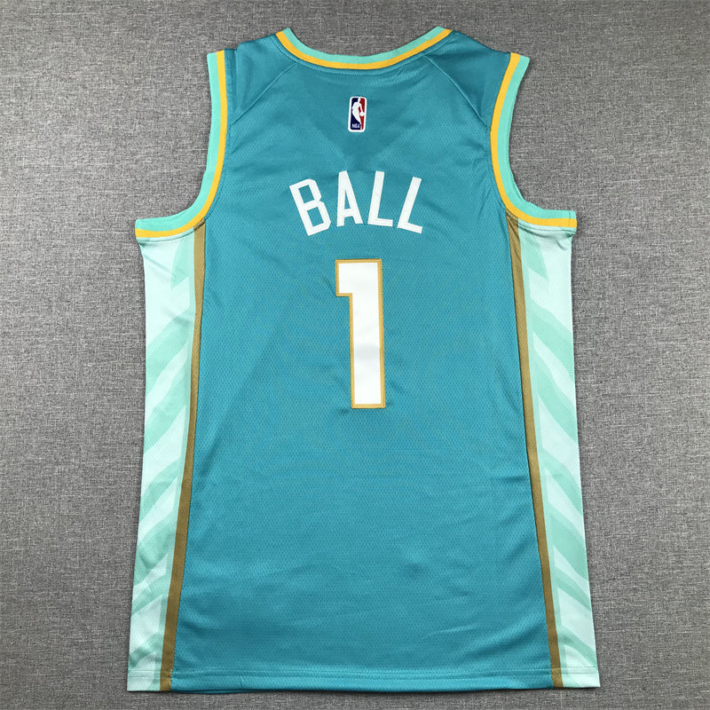Charlotte Hornets LaMelo Ball #1 2024 City Edition Swingman Jersey - Embroidered