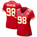 Tershawn Wharton Kansas City Chiefs Women's Super Bowl LVII Game Jersey - Red