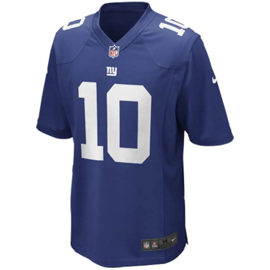Mens New York Giants Eli Manning Royal Blue Game Jersey