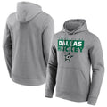 Men's Dallas Stars  Branded Gain Ground Hoodie - Sports Grey