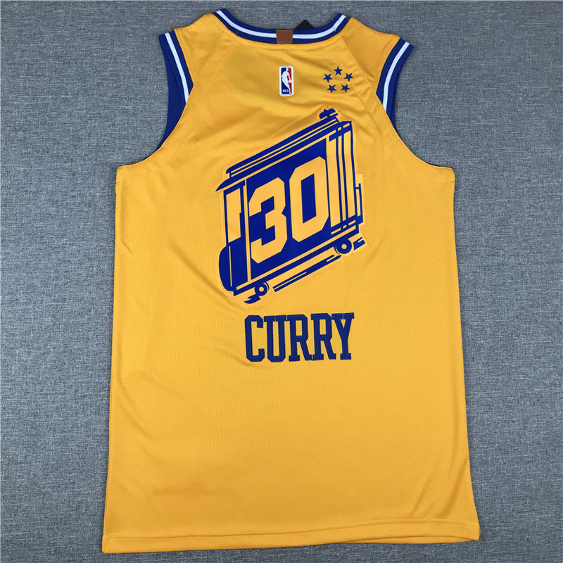 Golden State Warriors Stephen Curry #30 City Edition Swingman Jersey - Embroidered