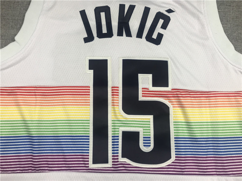 Denver Nuggets Nikola Jokic #15 City Edition - Embroidered Jersey