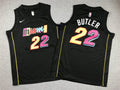 Youth Jimmy Butler Miami Heat #22 City Edition Embroidered Jersey