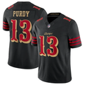 Brock Purdy #13 San Francisco 49ers Black 2025 Rivalries Collection Game Limited Jersey