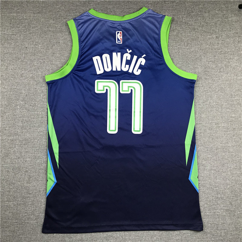 Dallas Mavericks Luka Doncic #77 City Edition Swingman Set — Embroidered