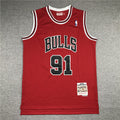Chicago Bulls Dennis Rodman #91 1997-98 Throwback — Embroidered