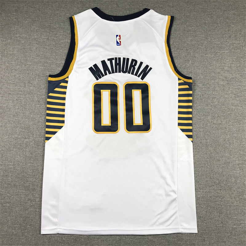 Indiana Pacers Bennedict Mathurin #00 City Edition Swingman Jersey - Embroidered
