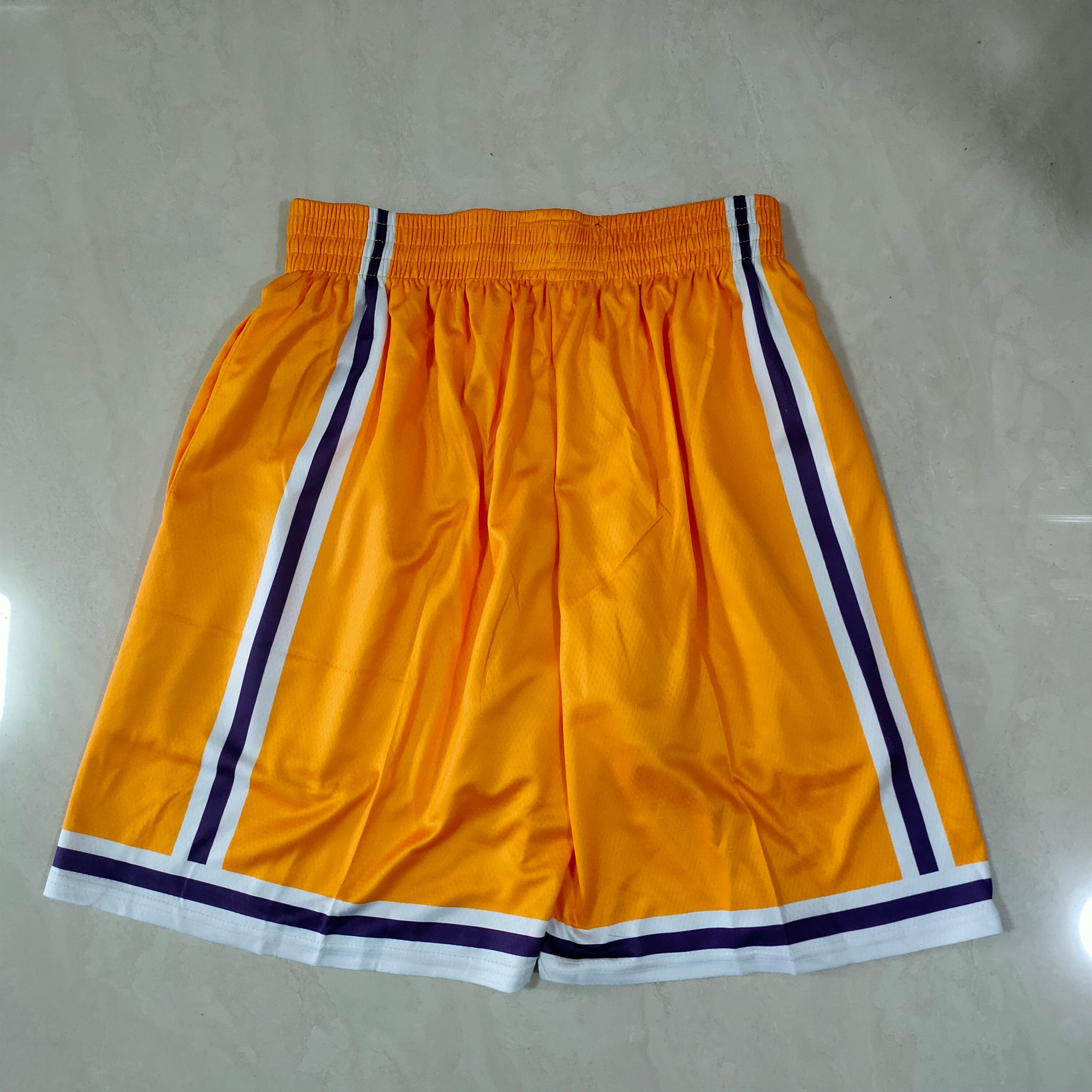Los Angeles Lakers yellow mitchell&ness pocket pants