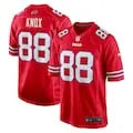 Men's Buffalo Bills Dawson Knox  Red Alternate Game Jersey