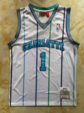 Charlotte Hornets Muggsy Bogues #1 1992-93 Throwback — Jersey