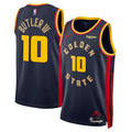 Unisex Jimmy Butler III Navy Golden State Warriors Badged Swingman Jersey - City Edition