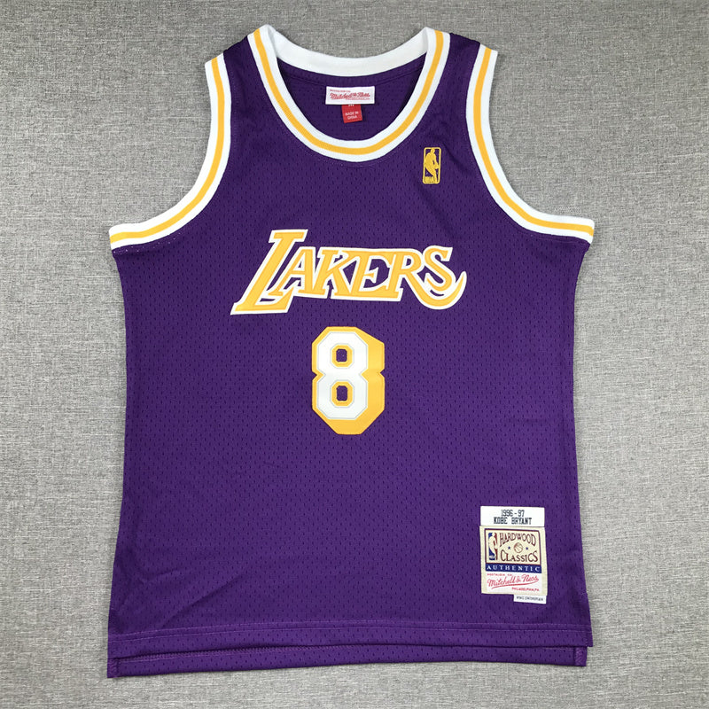 Youth Kobe Bryant Los Angeles Lakers #8 Embroidered  Jersey