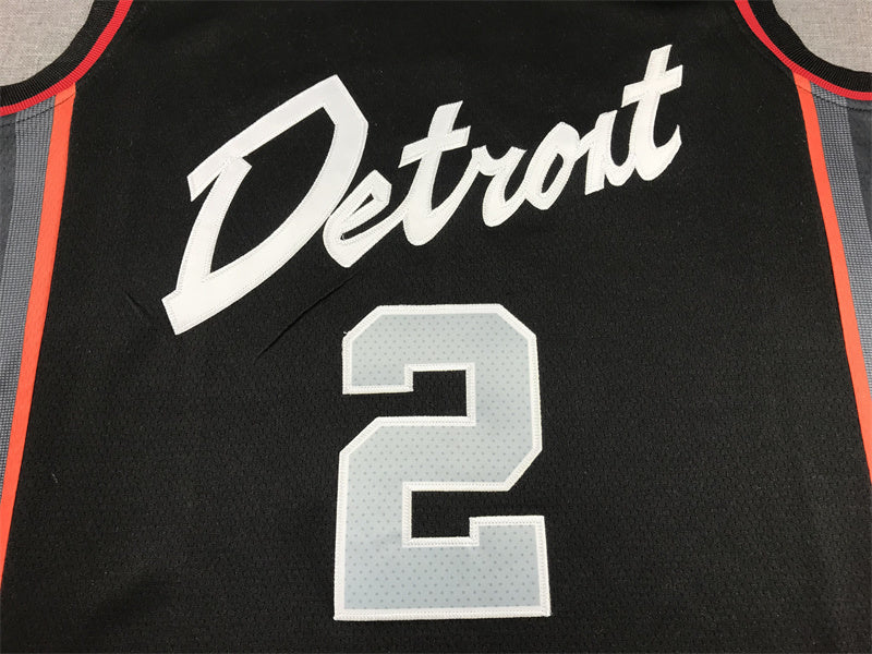 Detroit Pistons Cade Cunningham #2 2024 City Edition Swingman Jersey — Embroidered