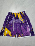 Los Angeles Lakers Purple Swingman Pocket Shorts