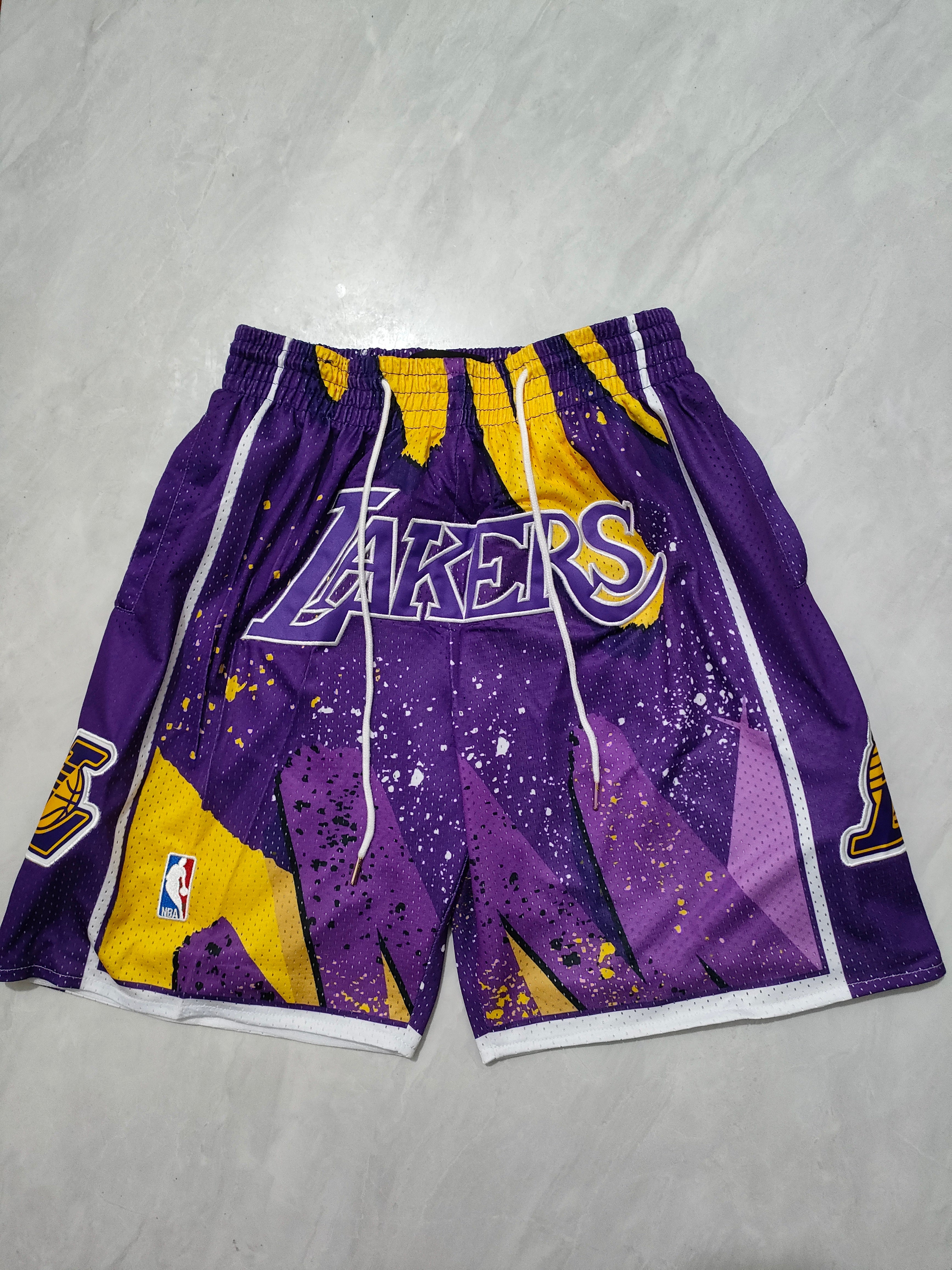 Los Angeles Lakers Purple Swingman Pocket Shorts