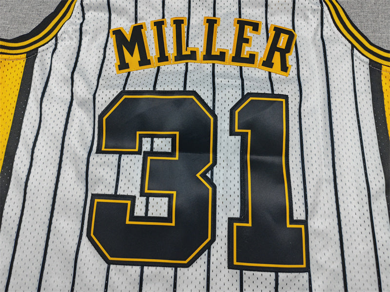 Indiana Pacers Reggie Miller #31 Throwback — Embroidered Jersey