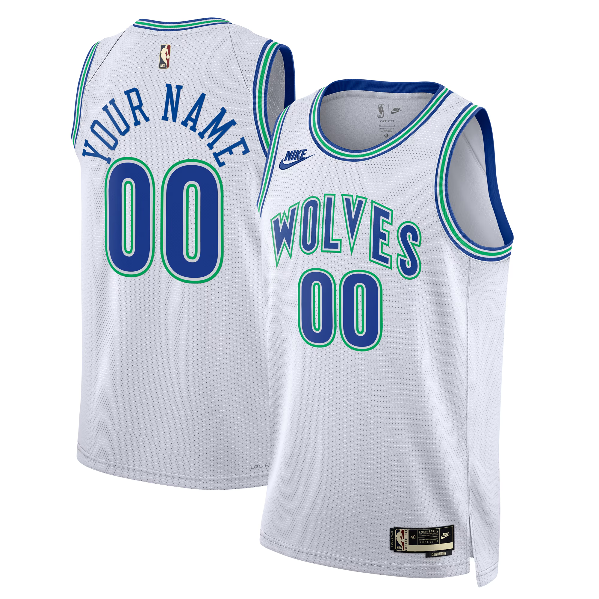 Custom Minnesota Timberwolves Jersey