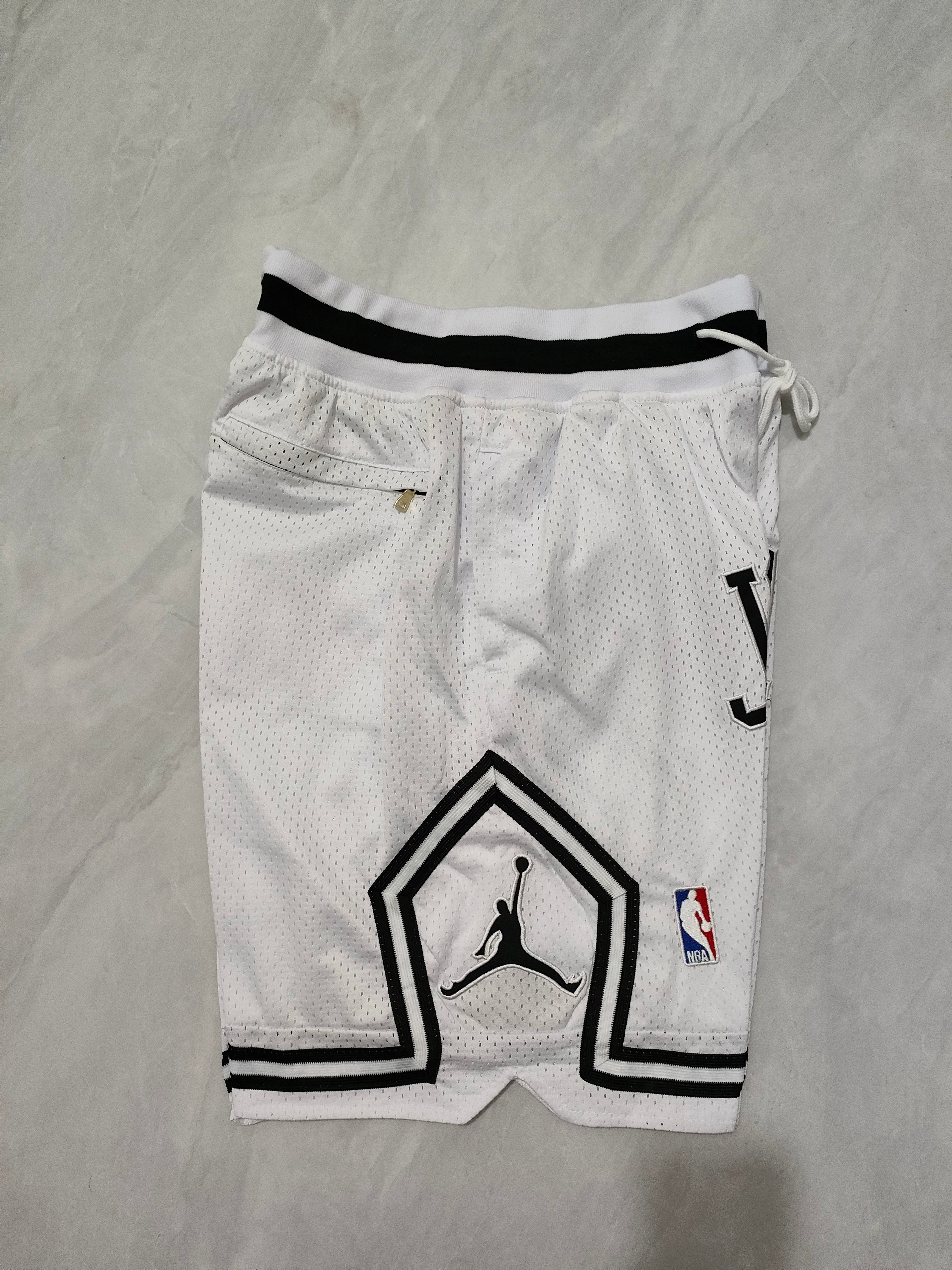 Jordan White Pocket Shorts