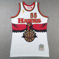 Atlanta Hawks Dikembe Mutombo 1996-97 #55 Throwback - Embroidered Jersey