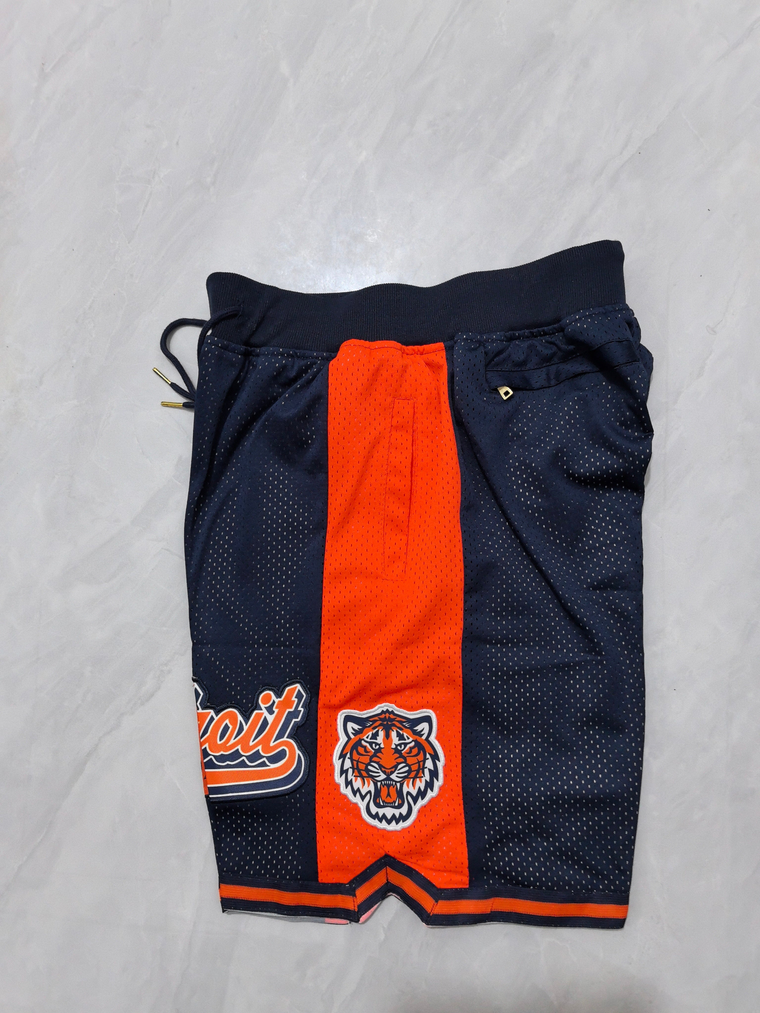 Detroit Tigers Dark Blue Pocket Shorts