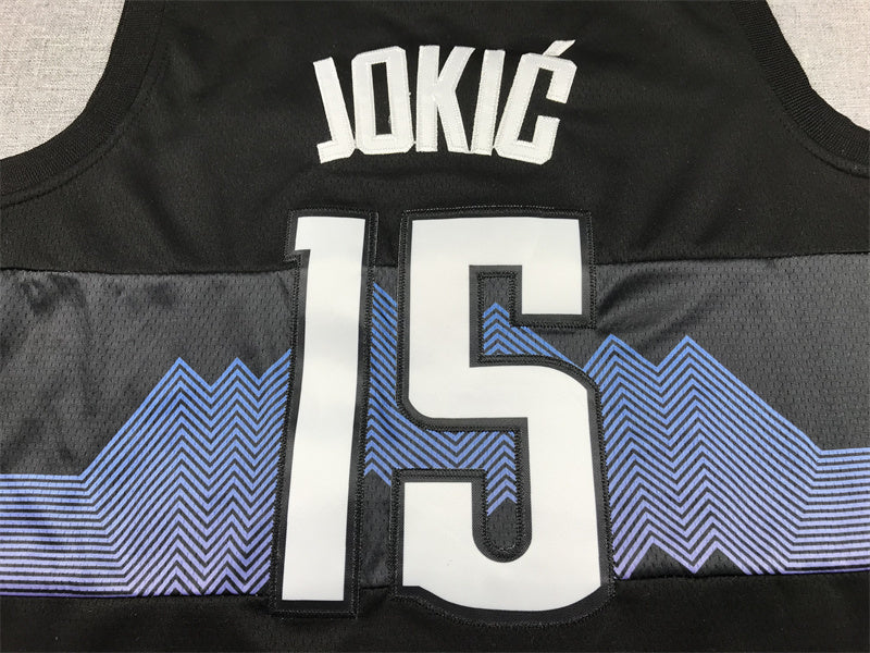 Denver Nuggets Nikola Jokic #15 2024 City Edition - Embroidered Jersey