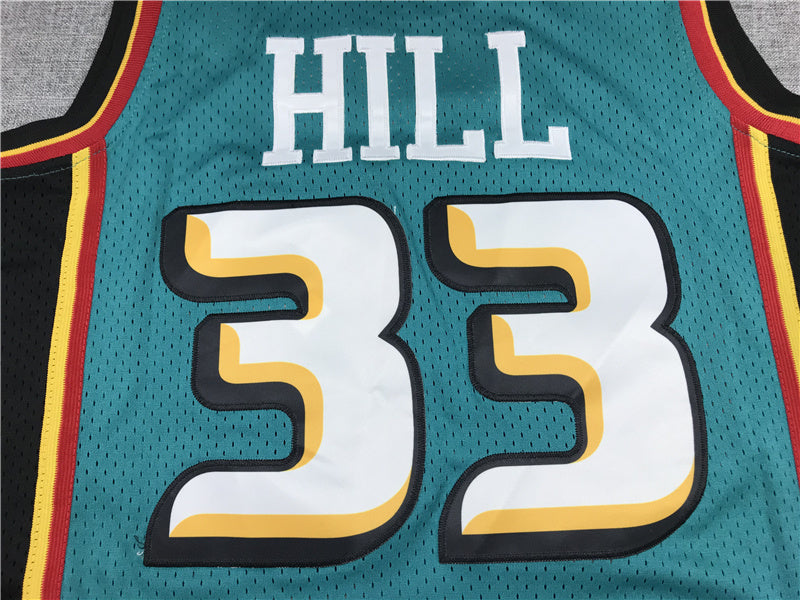 Detroit Pistons Grant Hill #33 1998-99 Throwback — Embroidered
