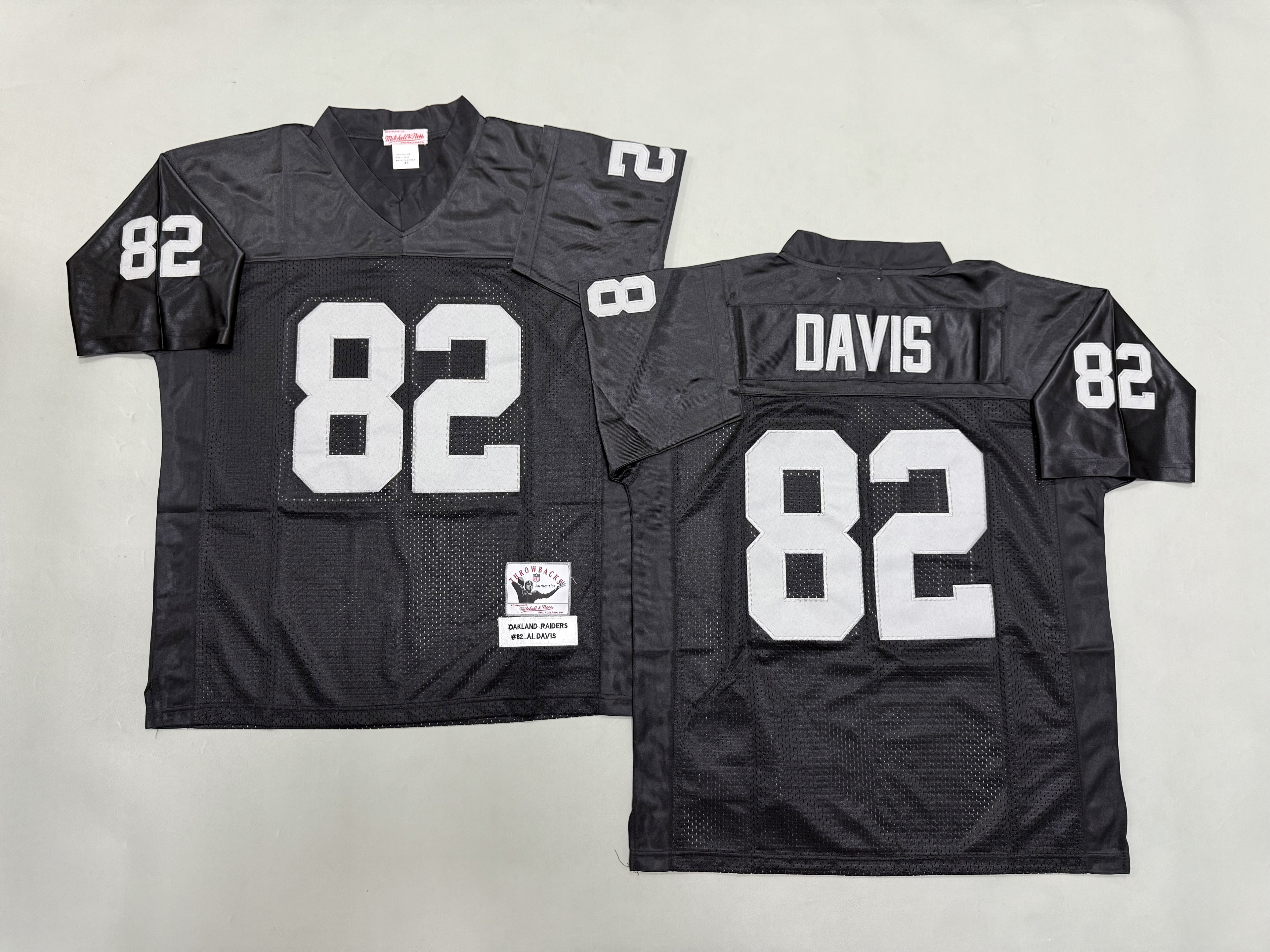 Al Davis #82 Las Vegas Raiders Jersey