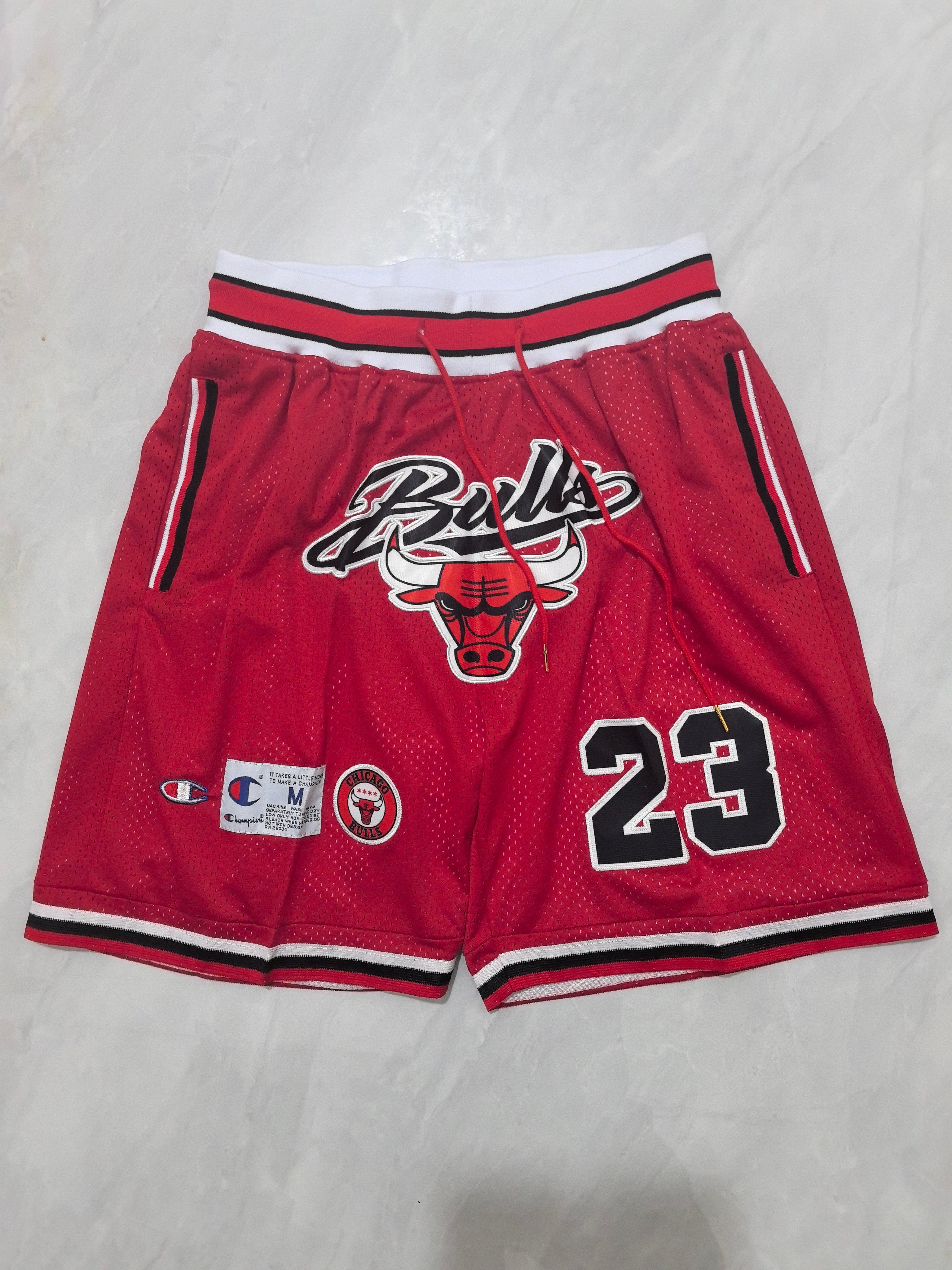 Chicago Bulls Red Retro Pocket Shorts
