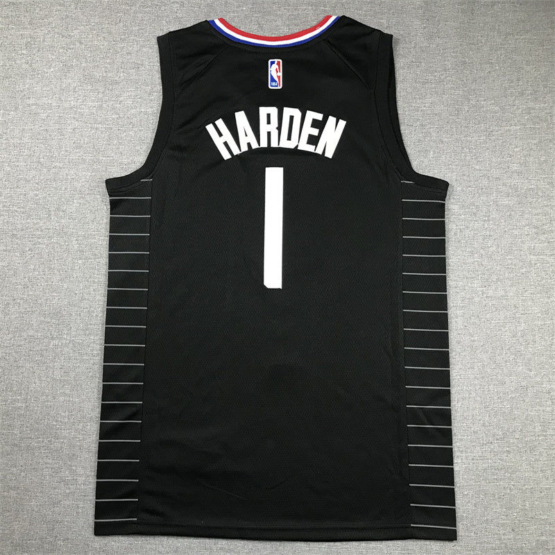 LA Clippers James Harden #1 City Edition Swingman Jersey - Embroidere