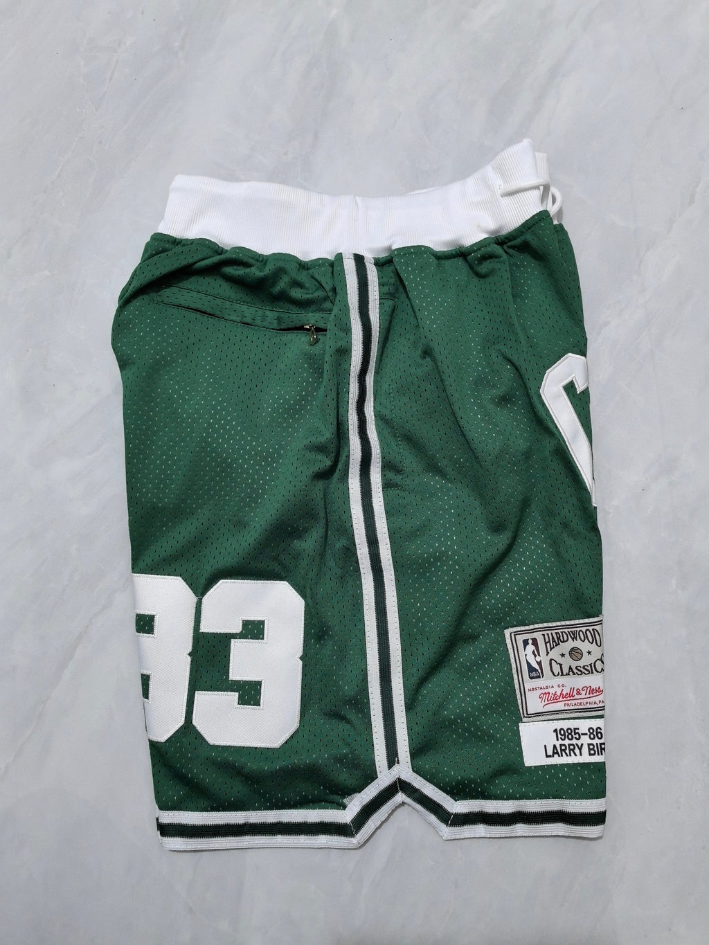 Boston Celtics Green Retro Pocket Shorts