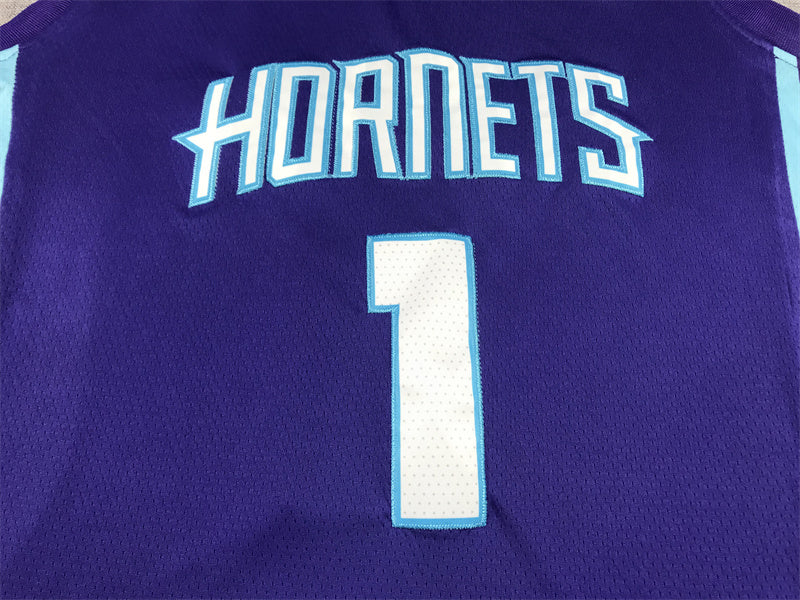 Charlotte Hornets LaMelo Ball #1 City Edition Swingman Jersey - Embroidered