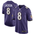 Lamar Jackson Baltimore Ravens Game Player Jersey - Purple Jersey