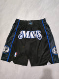 Dallas Mavericks 2024 Black City Edition Pocket Shorts