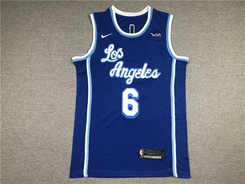 LeBron James #6 Los Angeles Lakers City Edition Swingman Jersey - Embroidered