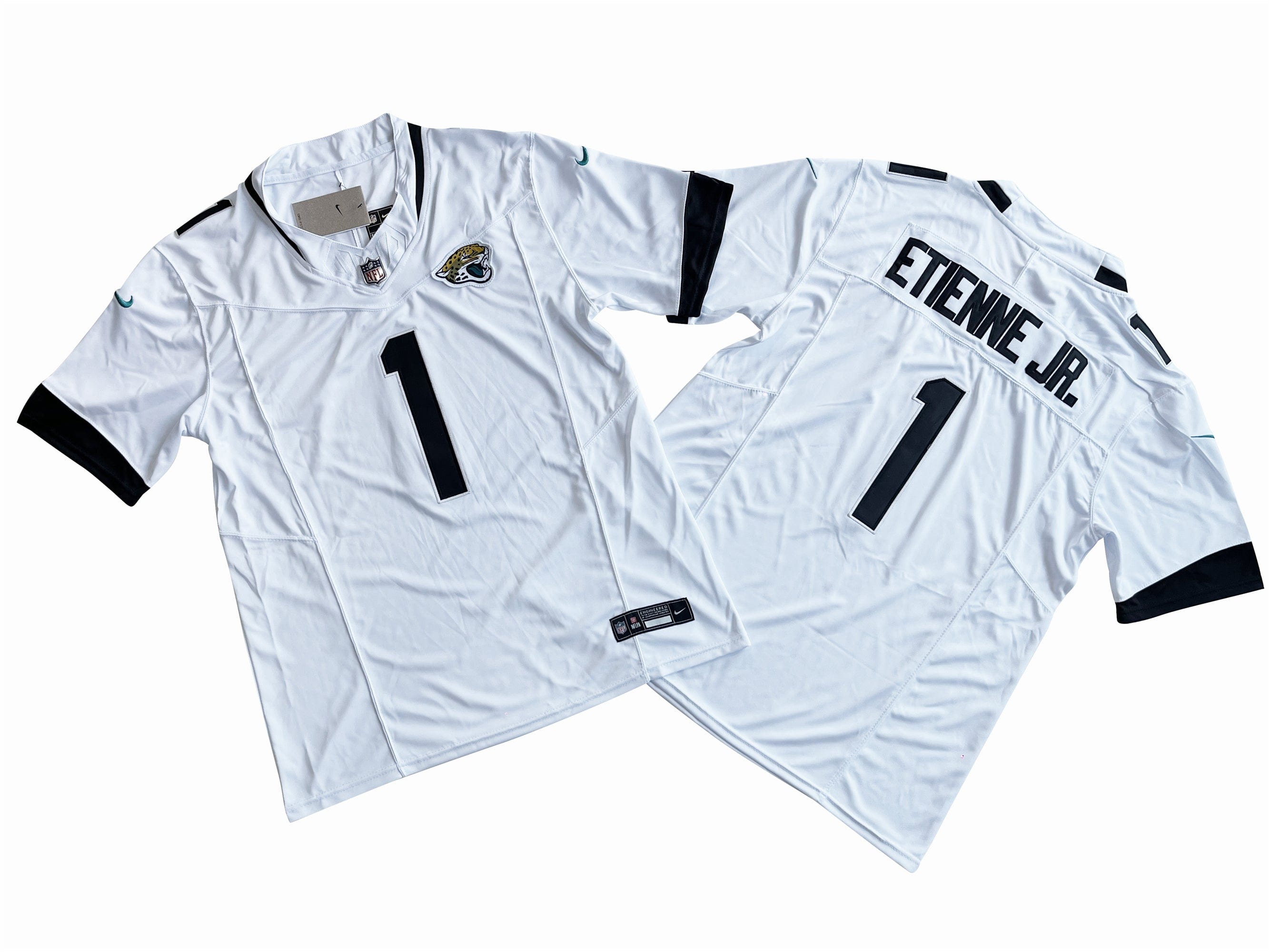 Jacksonville Jaguars 1# Travis Etienne Jr Nike Vapor F.U.S.E. Limited Jersey