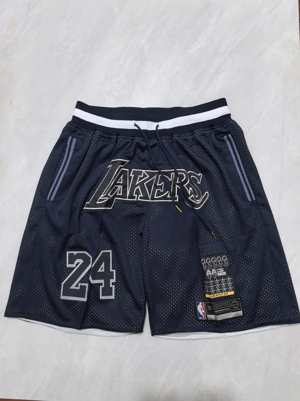 Los Angeles Lakers Dark Blue Retro Pocket Shorts