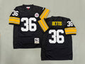 Mens Jerome Bettis#36 black Pittsburgh Steelers Vintage Throwback Jersey