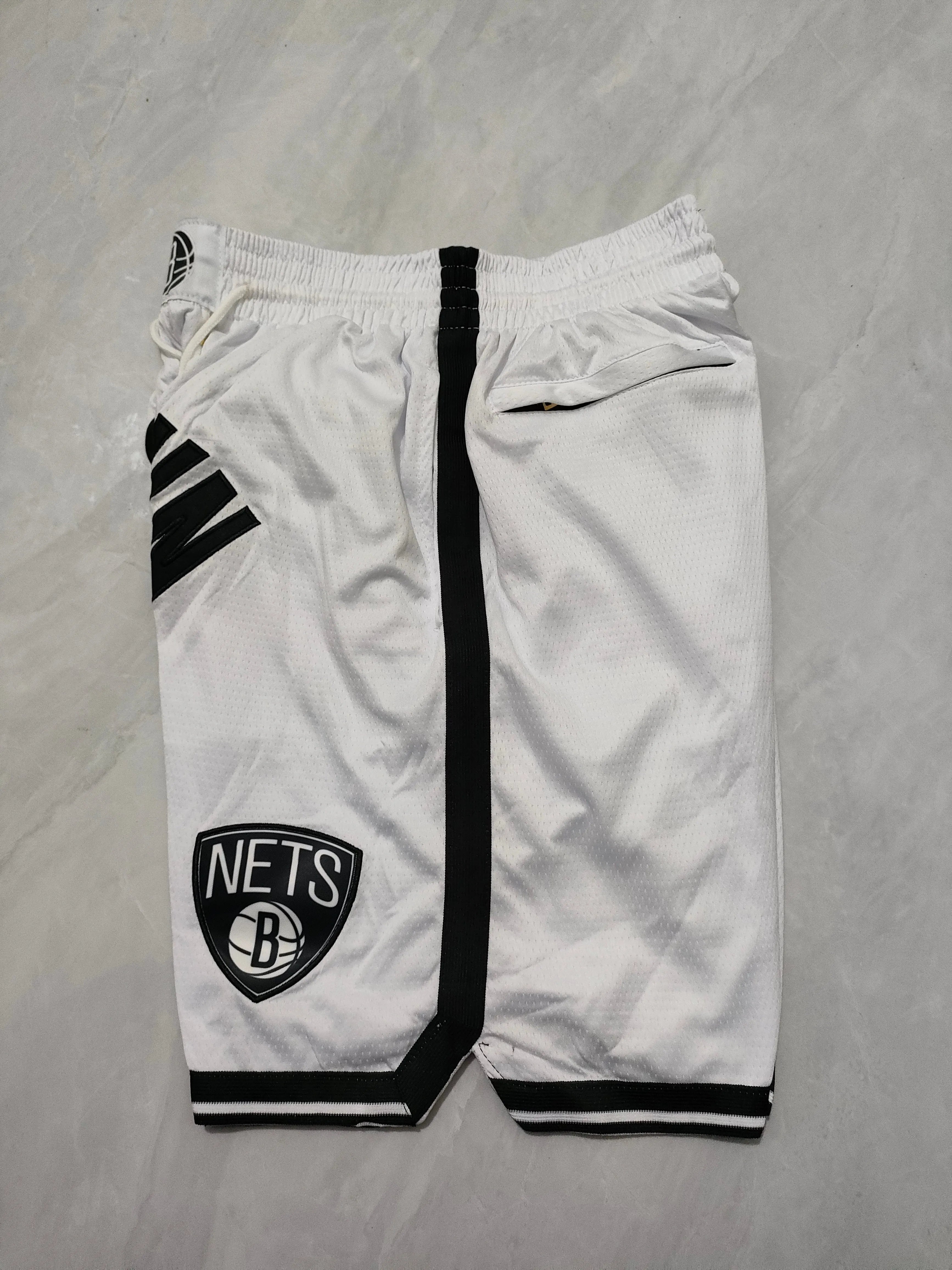 Brooklyn Nets White Regular Pocket Pants